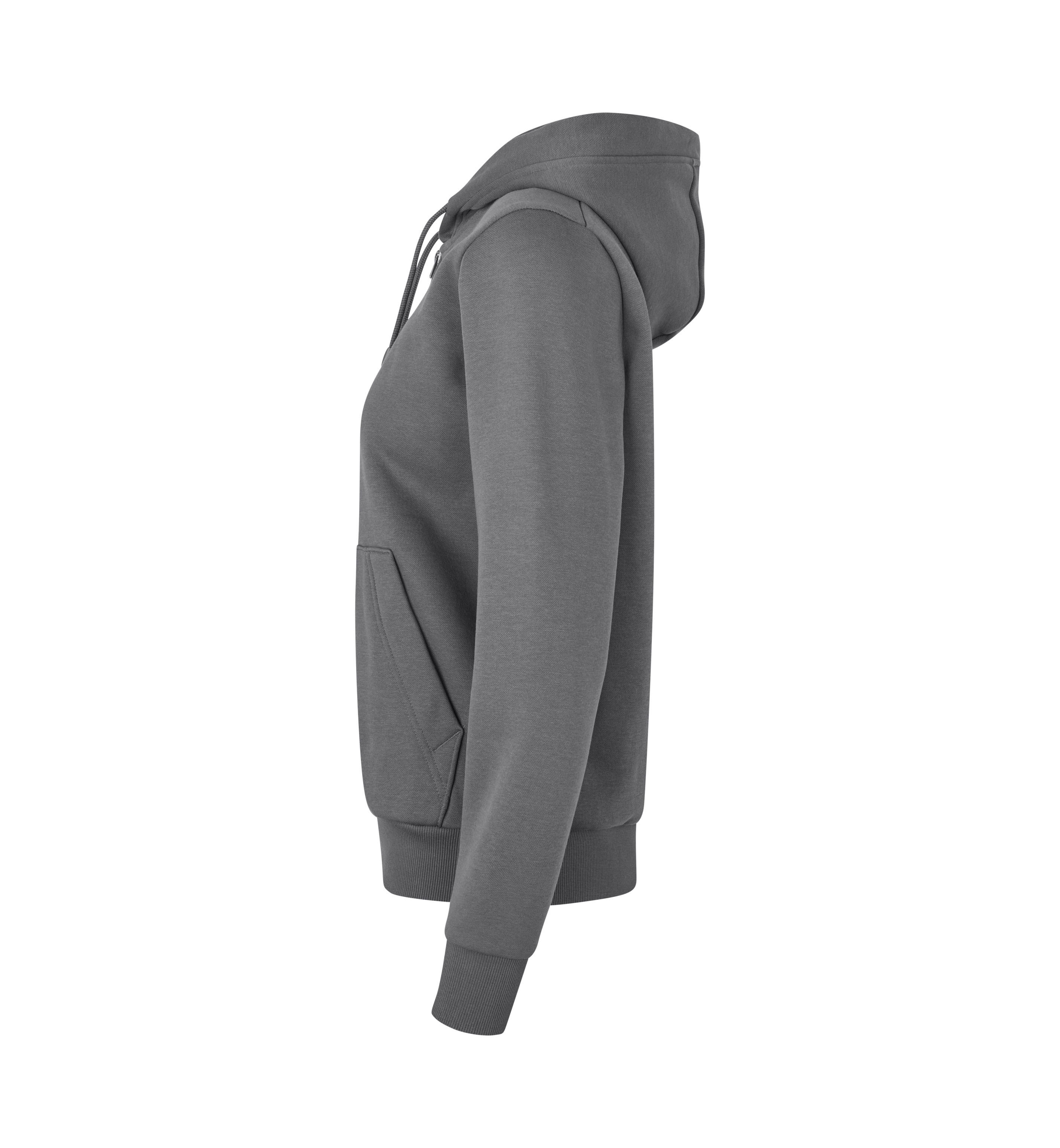 Bluza z kapturem | organiczna | zip | damska