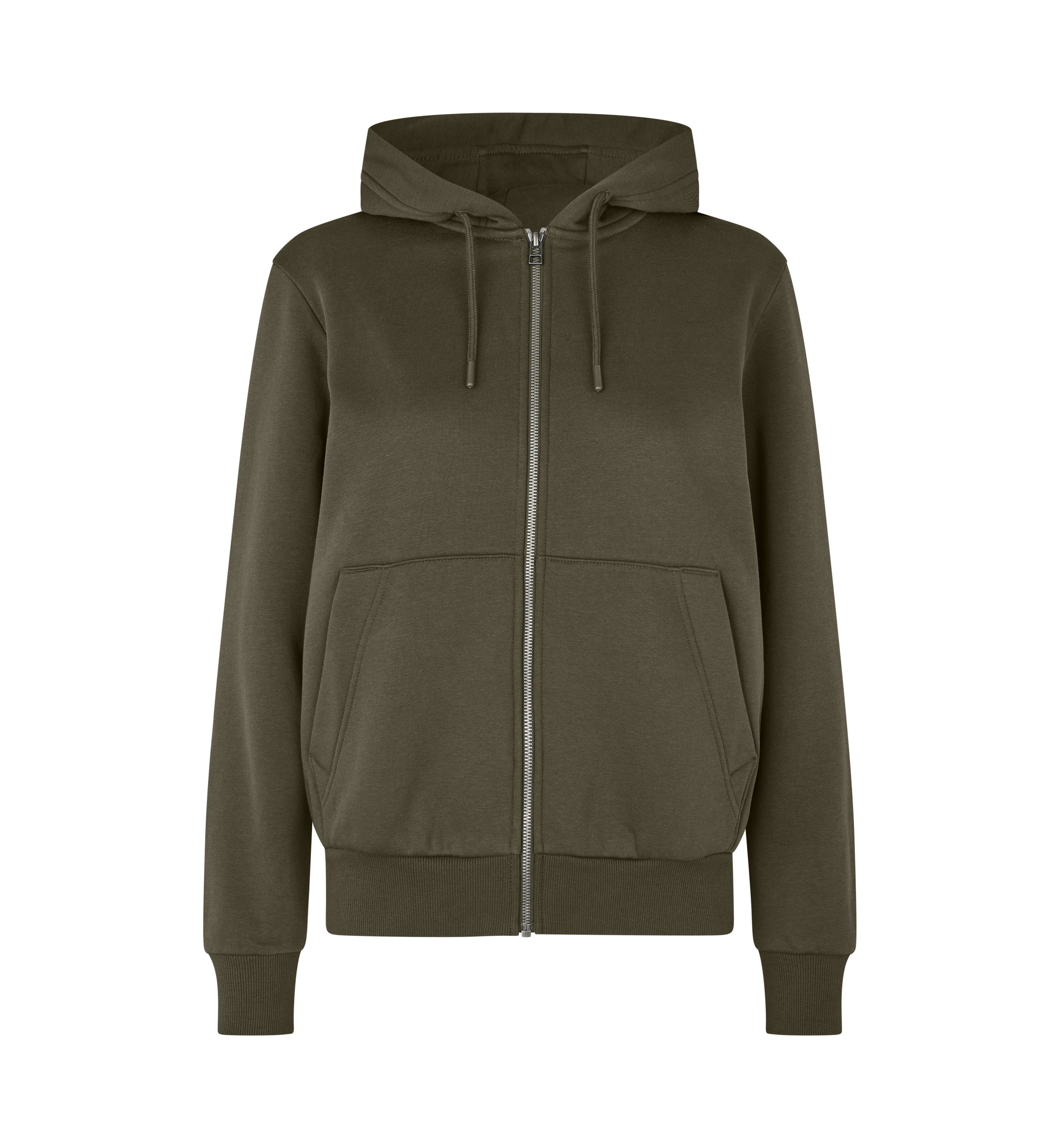 Bluza z kapturem | organiczna | zip | damska