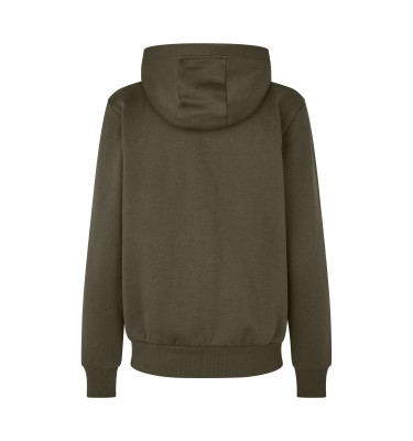 Bluza z kapturem | organiczna | zip | damska
