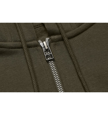 Bluza z kapturem | organiczna | zip | damska