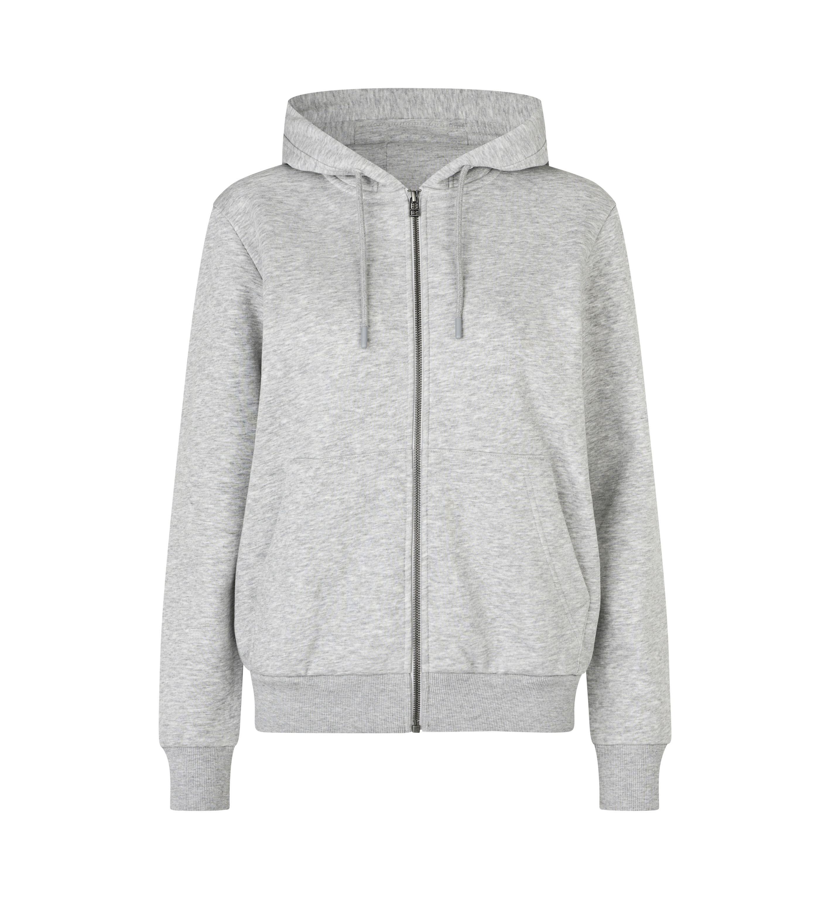 Bluza z kapturem | organiczna | zip | damska