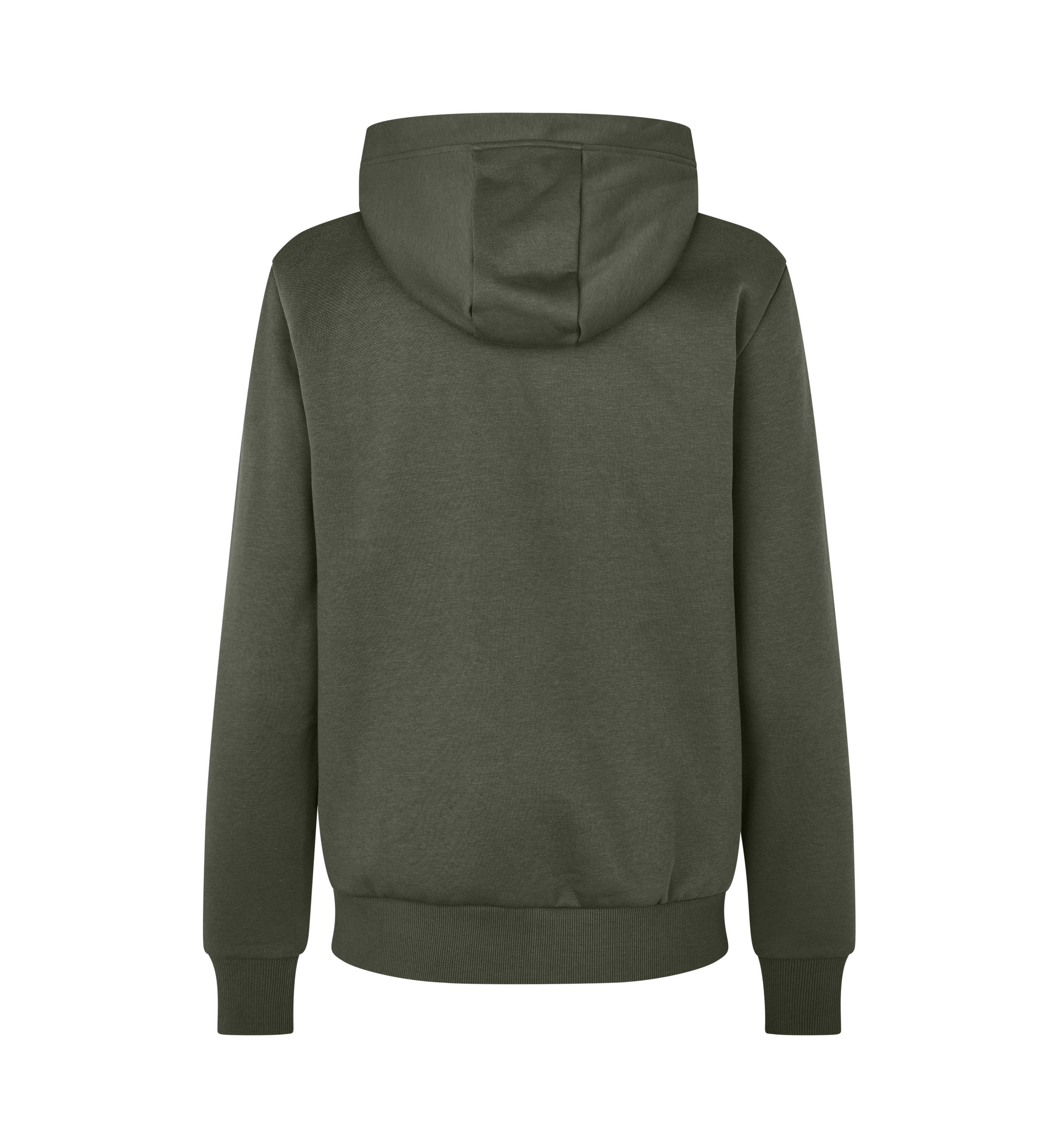Bluza z kapturem | organiczna | zip | damska