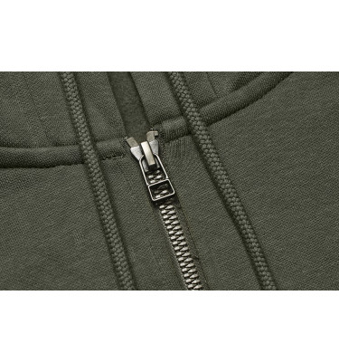 Bluza z kapturem | organiczna | zip | damska