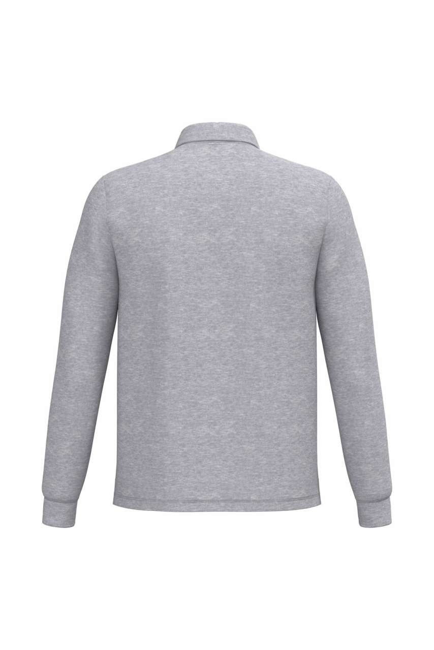 MEN'S PIQUE LONG-SLEEVES POLO SHIRT