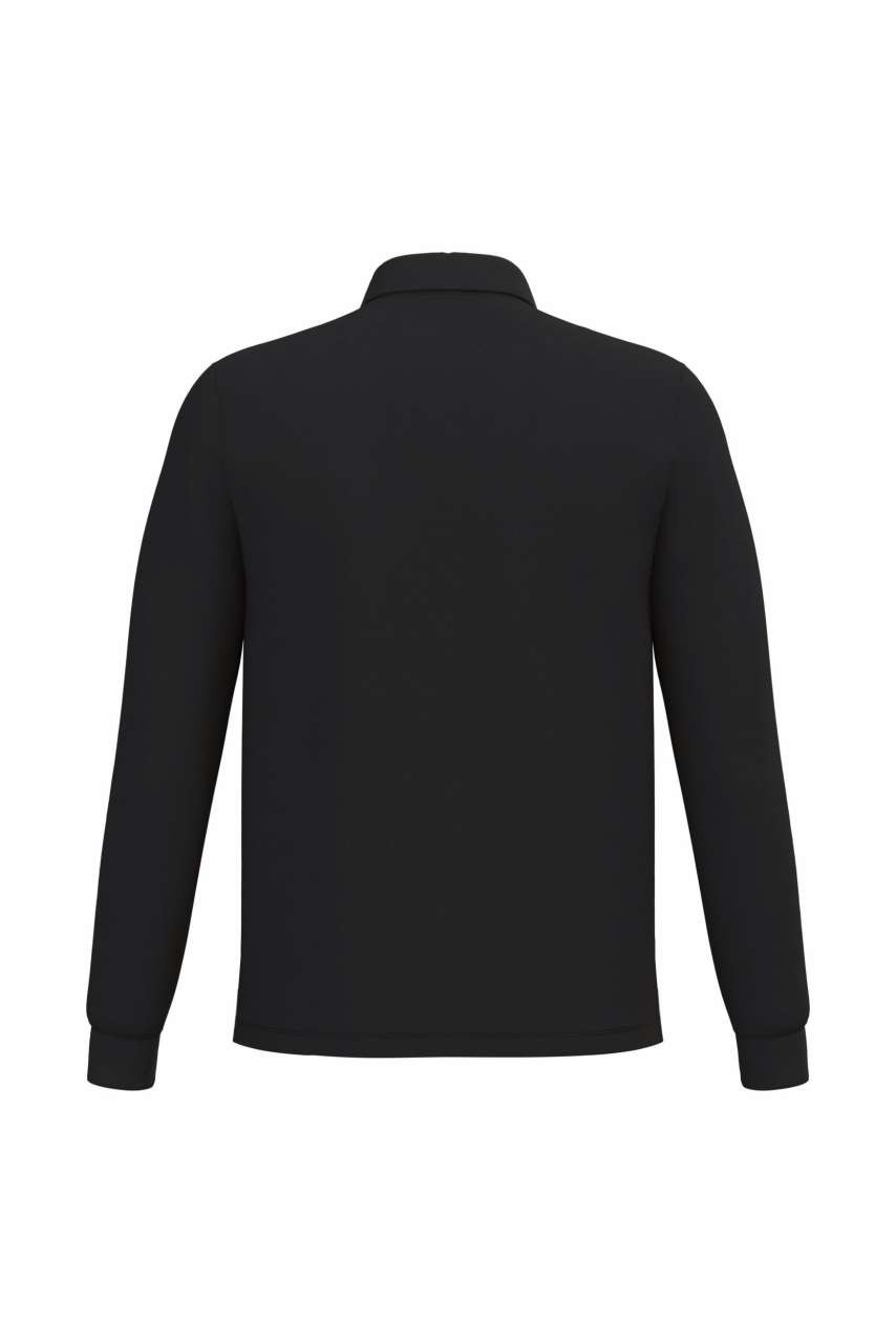 MEN'S PIQUE LONG-SLEEVES POLO SHIRT