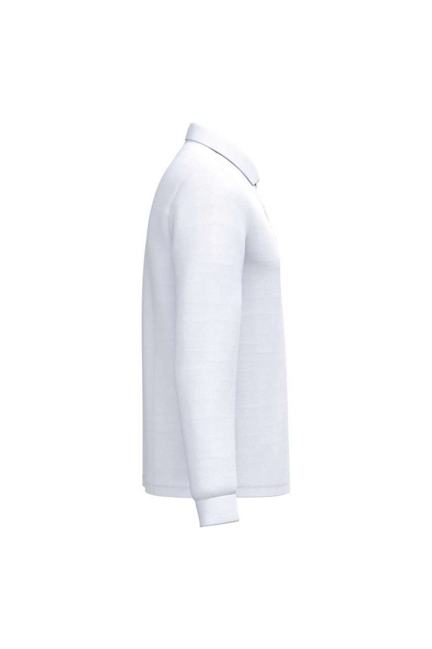 MEN'S PIQUE LONG-SLEEVES POLO SHIRT