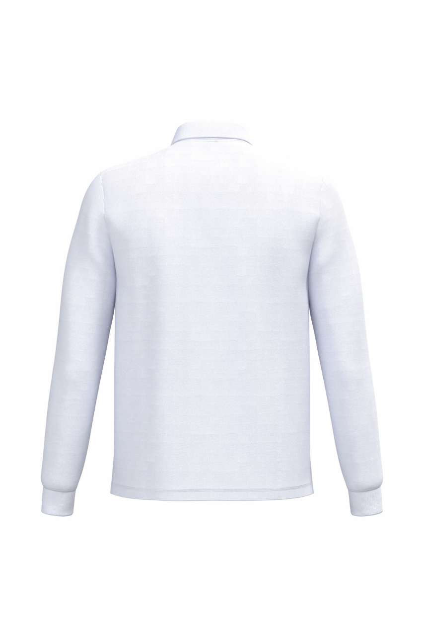 MEN'S PIQUE LONG-SLEEVES POLO SHIRT