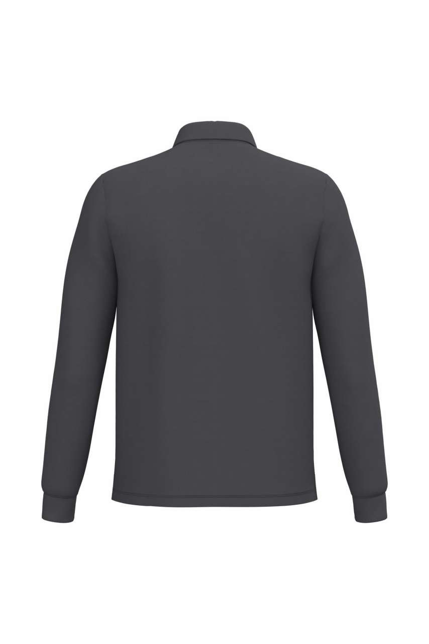 MEN'S PIQUE LONG-SLEEVES POLO SHIRT