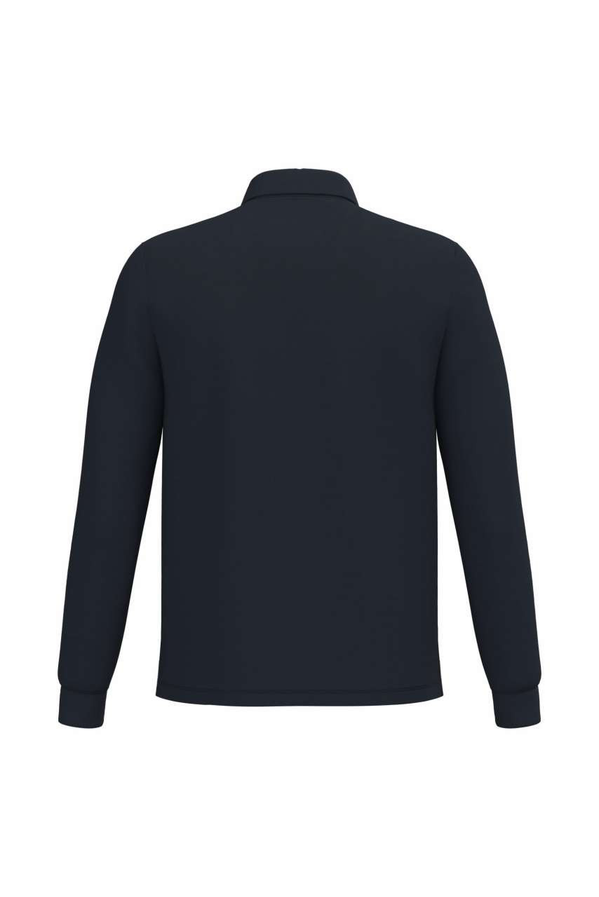 MEN'S PIQUE LONG-SLEEVES POLO SHIRT