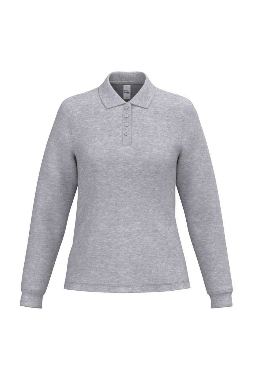 LADIES' PIQUE LONG-SLEEVES POLO SHIRT