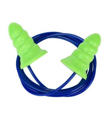 Disposable PU Ear Plugs Corded Low Attenuation (200 pairs)