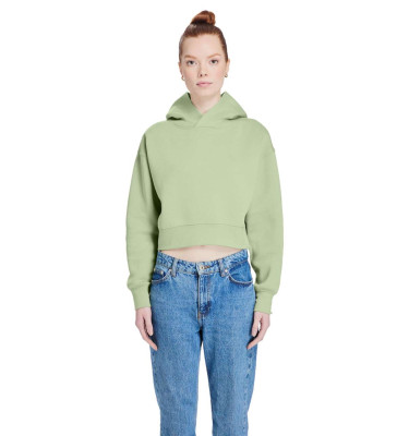 WOMENS RELAXED CROP HOODIE