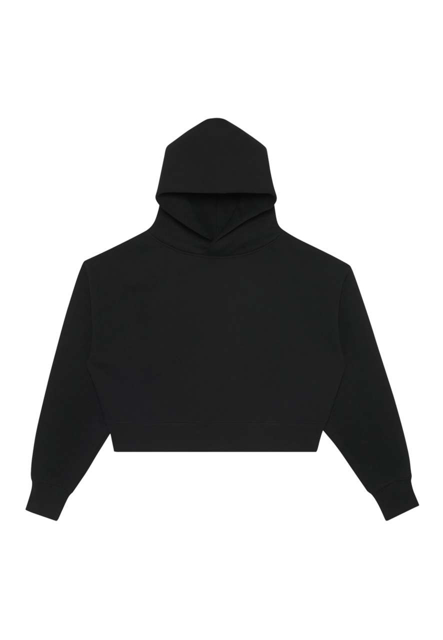 WOMENS RELAXED CROP HOODIE