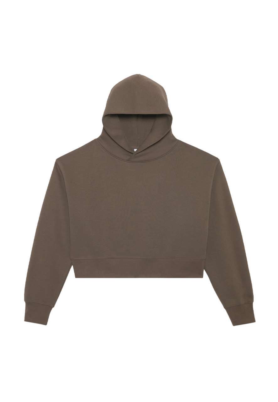 WOMENS RELAXED CROP HOODIE
