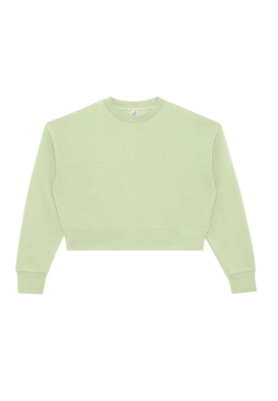WOMENS RELAXED CROP CREWNECK