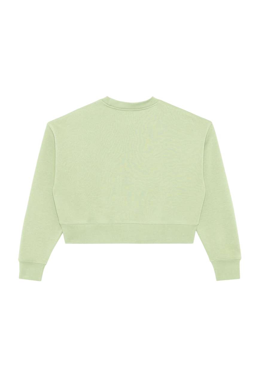 WOMENS RELAXED CROP CREWNECK
