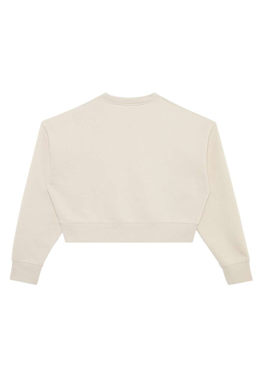 WOMENS RELAXED CROP CREWNECK