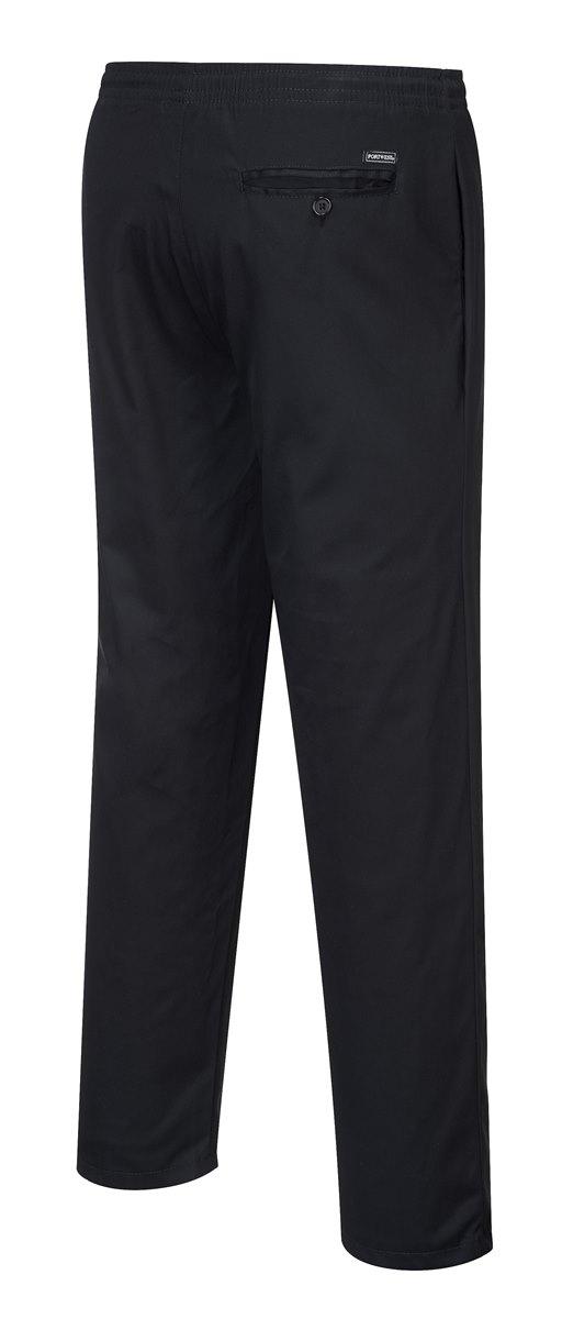 Lekkie spodnie kucharskie PORTWEST Drawstring C070-Black