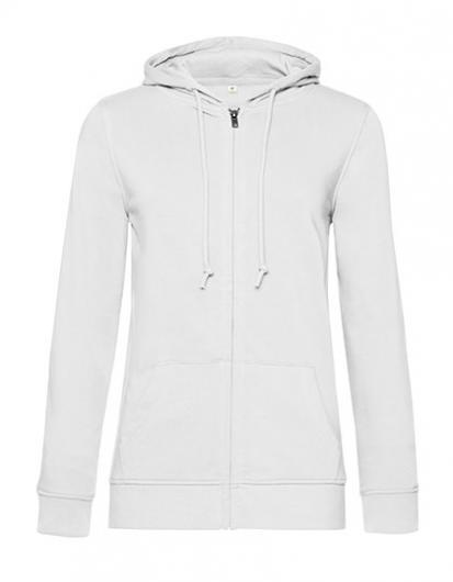 B&C Inspire Zipped Hood Jacket /Women_°– White