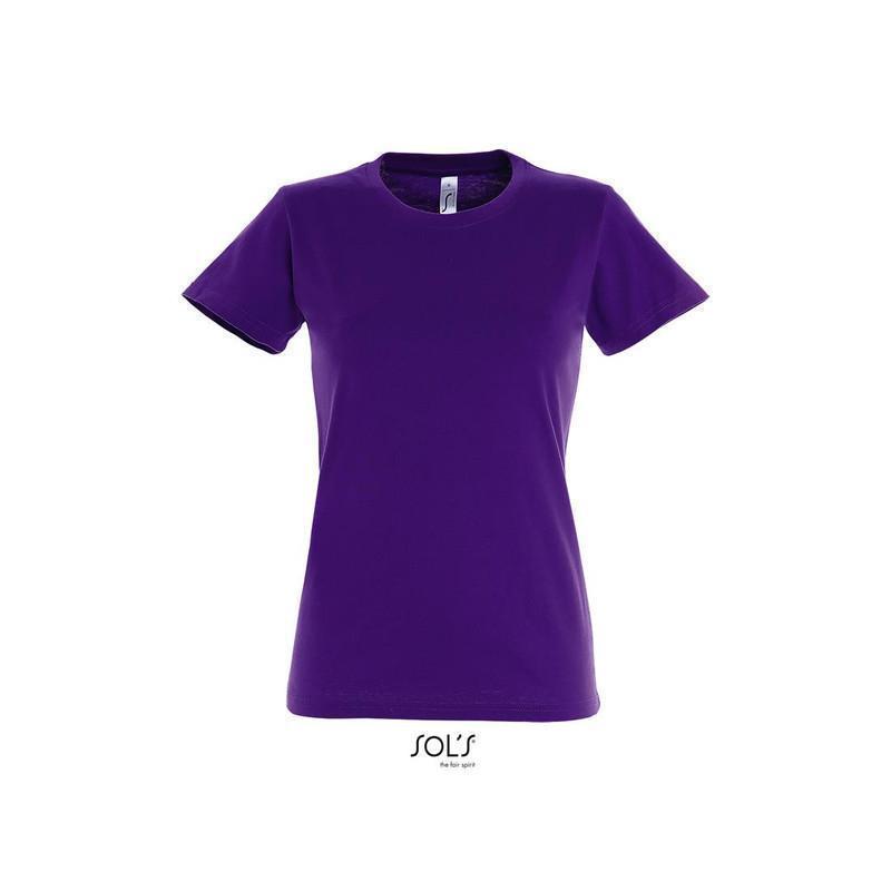 Klasyczna koszulka damska SOL'S IMPERIAL WOMEN-Dark purple