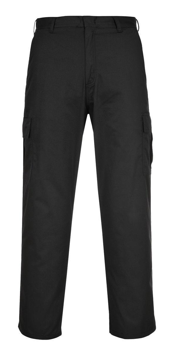 Klasyczne spodnie robocze bojówki PORTWEST C701-Black