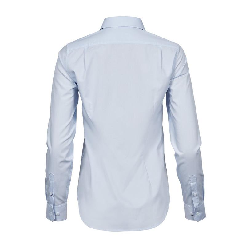 TEE JAYS Women´s Stretch Luxury Shirt TJ4025-Light Blue