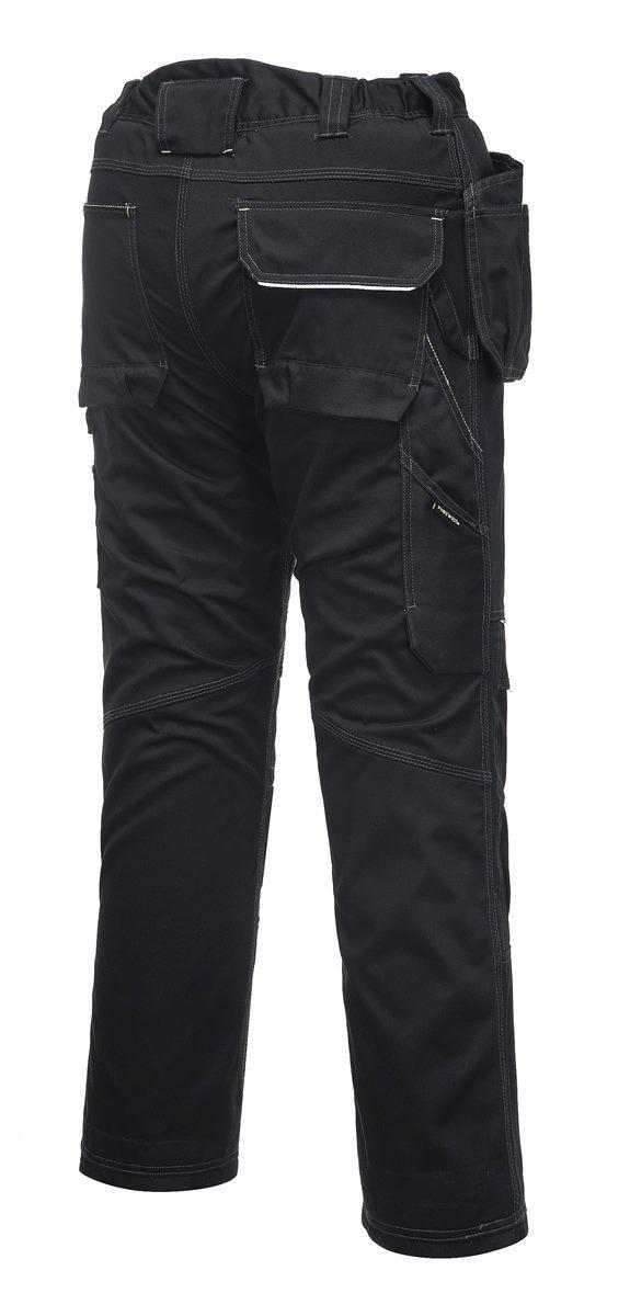 Spodnie robocze monterskie z kieszeniami kaburowymi PORTWEST PW3 PW305-Black