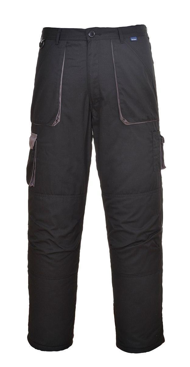 Dwukolorowe spodnie robocze klasyczne PORTWEST Texo TX11-Black