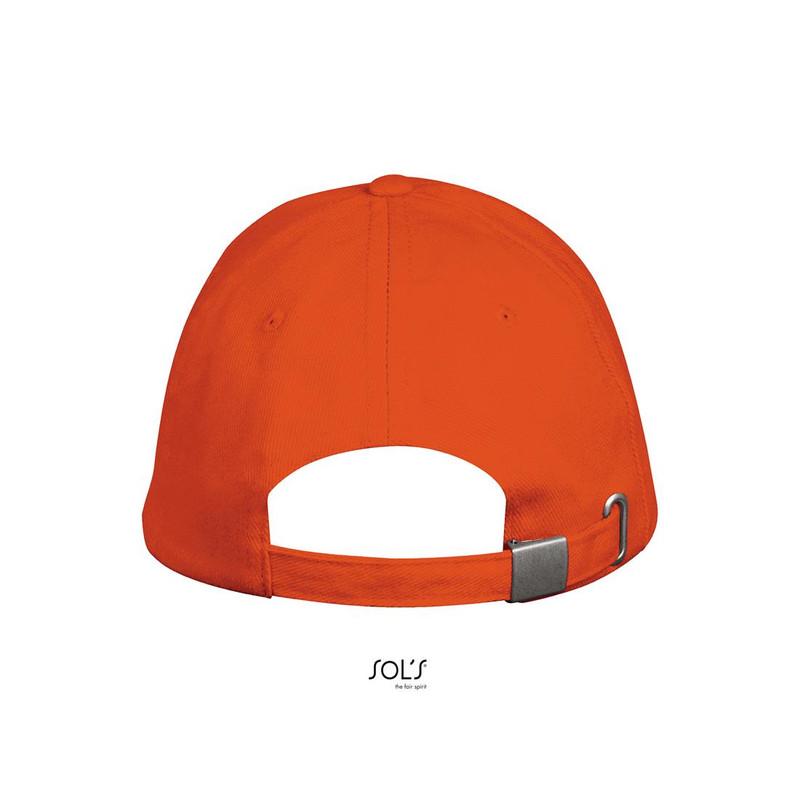 5-panelowa czapka z daszkiem SOL'S LONG BEACH-Orange