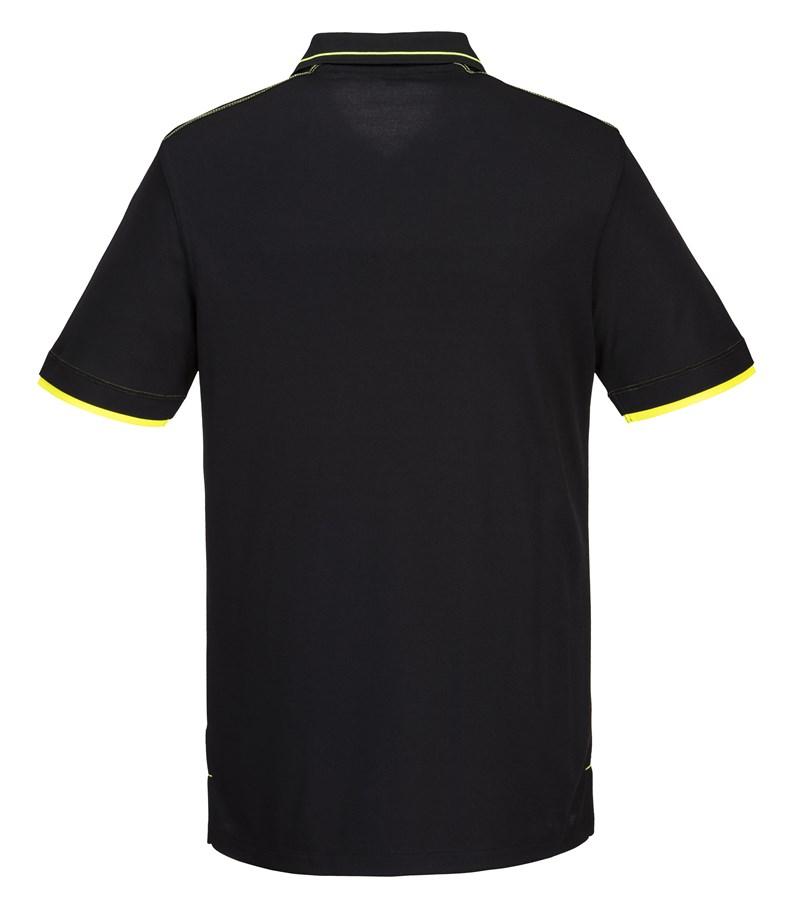 Szybkoschnąca koszulka polo robocza PORTWEST WX3 Eco T722-Black
