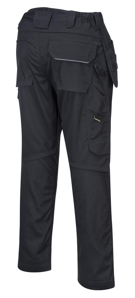 Robocze spodnie bawełniane z kaburami PORTWEST PW3 PW347-Black