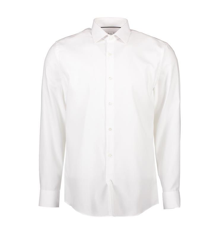 Koszula biznesowa non iron SS Royal Oxford slim SS311-White