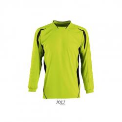 Męska koszulka sportowa z długim rękawem SOL'S AZTECA-Apple green / Black
