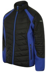 Kurtka hybrydowa GOODYEAR GYJKT013 Workwear Padded Jacket - BLACK/ROYAL BLUE