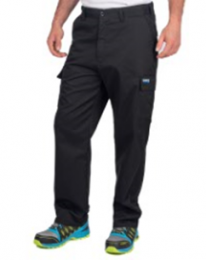 Spodnie robocze męskie GOODYEAR GYPNT001 Multi Pocket Pant - BLACK/ROYAL BLUE - short