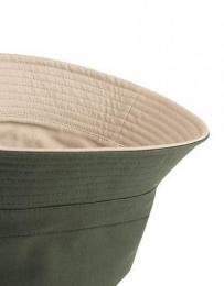 BEECHFIELD B686 Reversible Bucket Hat-Olive Green/Stone