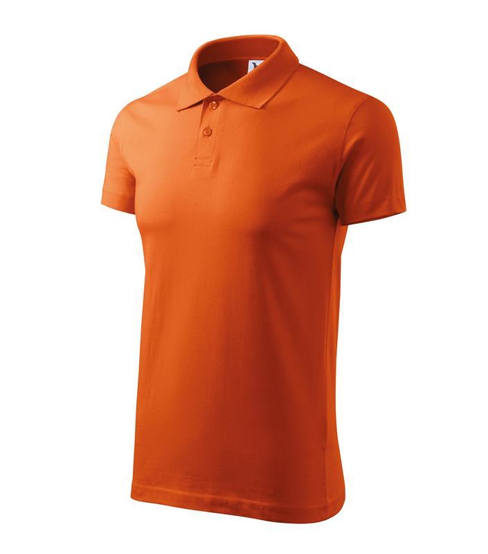 Męska koszulka polo MALFINI Single J. 202-pomarańczowy