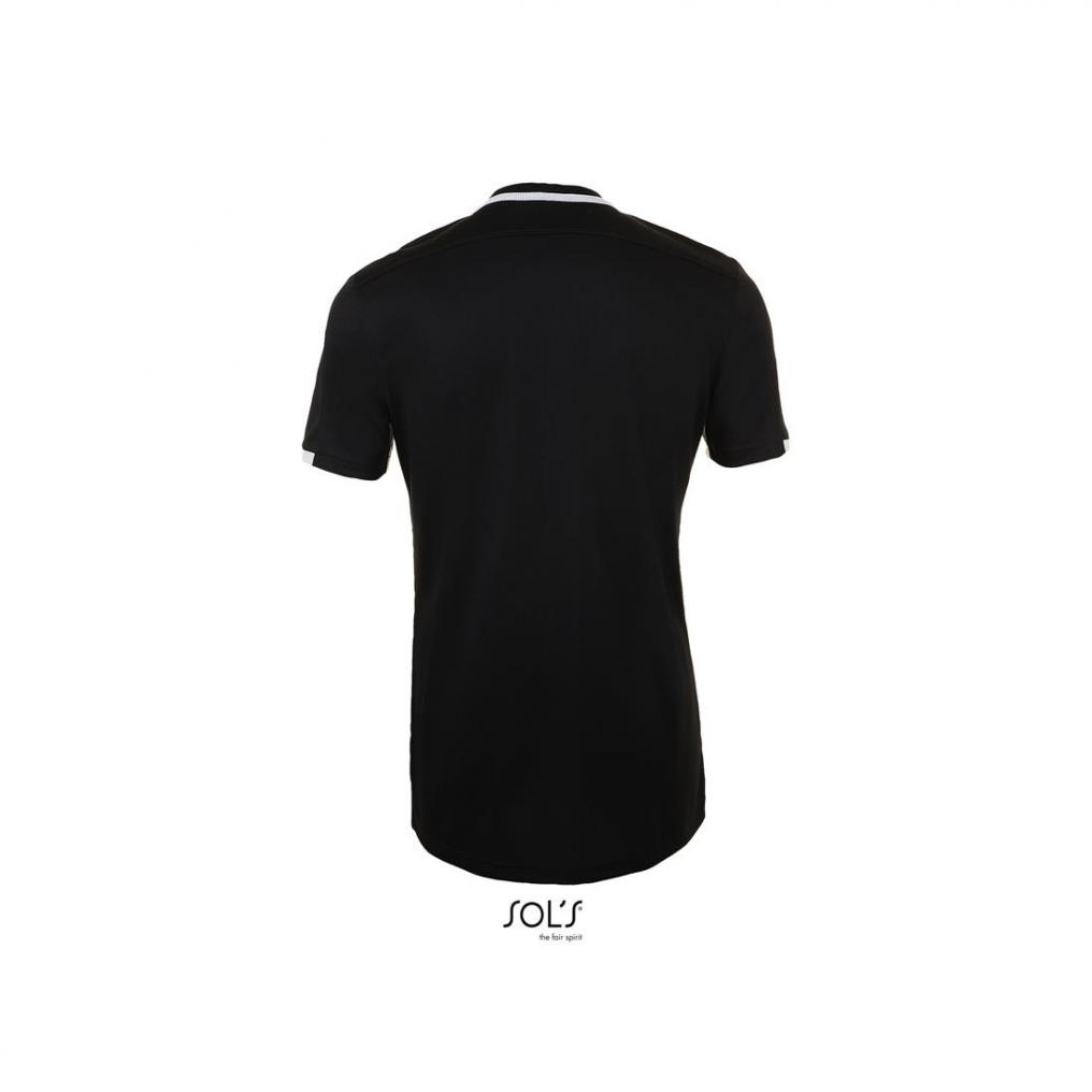Męska koszulka sportowa SOL'S CLASSICO-Black / White