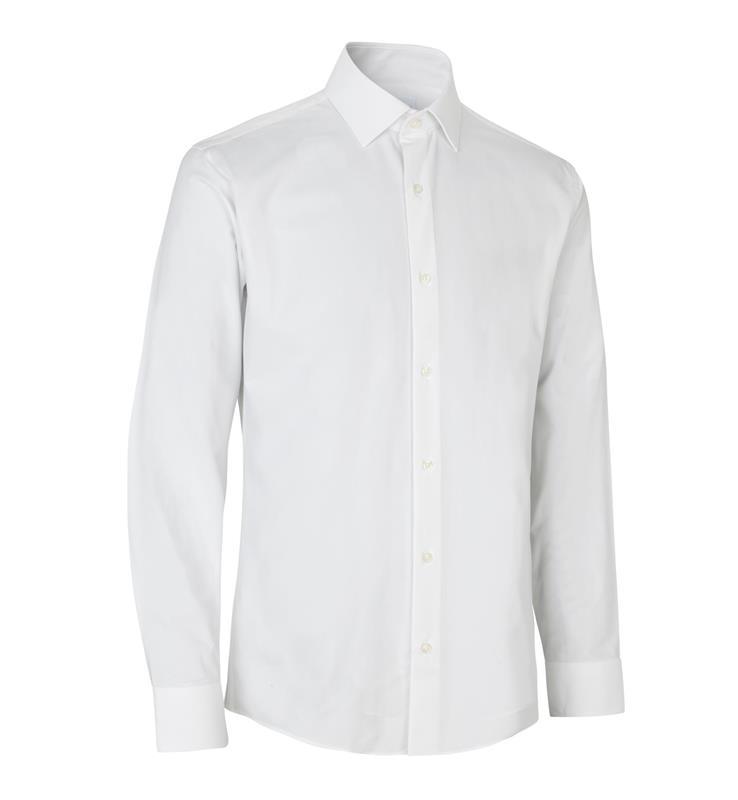 Męska koszula easy care SS Hybrid Shirt slim S51-White