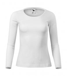 Koszulka damska z długim rękawem MALFINI Fit-T LS 169-biały