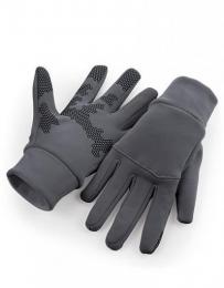 BEECHFIELD B310 Softshell Sports Tech Gloves-Graphite Grey