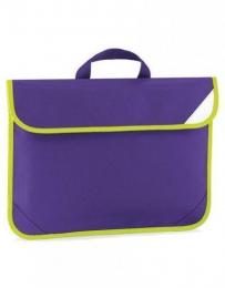 QUADRA QD452 Enhanced-Viz Book Bag-Purple