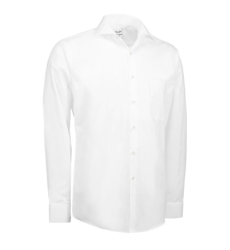 Koszula męska easy care SS Poplin modern SS7-White