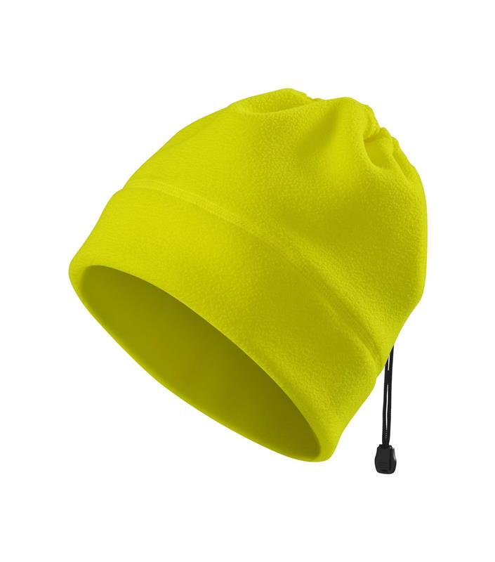 Polarowa czapka odblaskowa RIMECK HV Practic 5V9-fluorescencyjny żółty