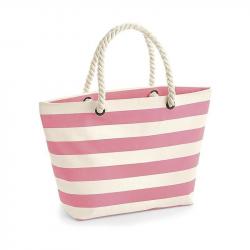 Plażowa torba WESTFORD MILL Nautical-Natural/Pink