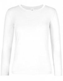 B&C Women´s T-Shirt #E190 Long Sleeve– White