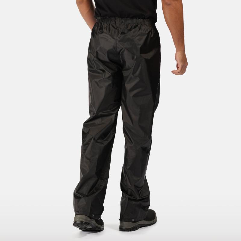 Męskie spodnie wodoodporne Regatta Professional PRO STORMBREAK WATERPROOF OVERTROUSERS-Black