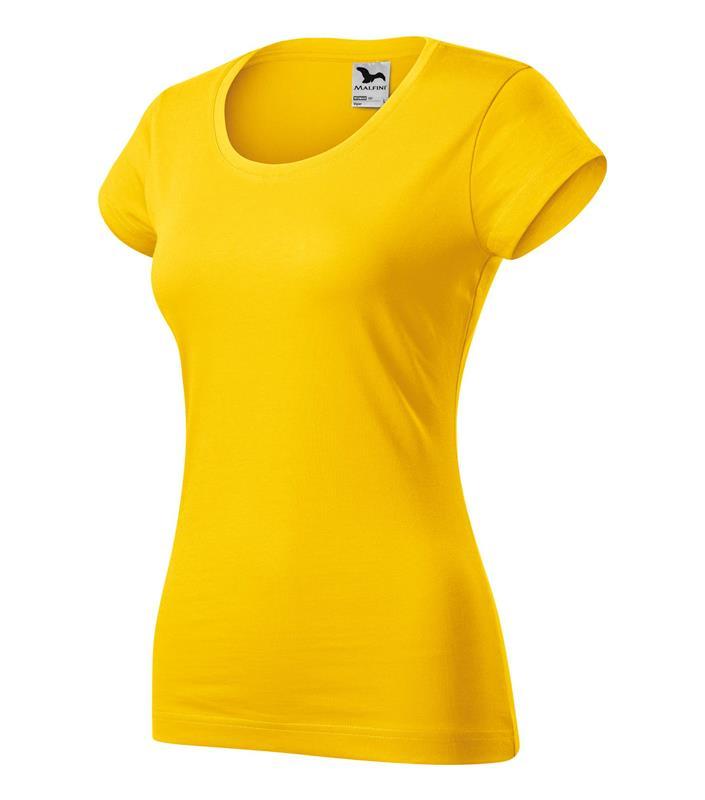 Koszulka damska MALFINI Viper 161-żółty