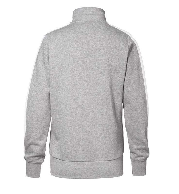 Damska bluza kontrastowa kardigan ID 0627-Grey melange