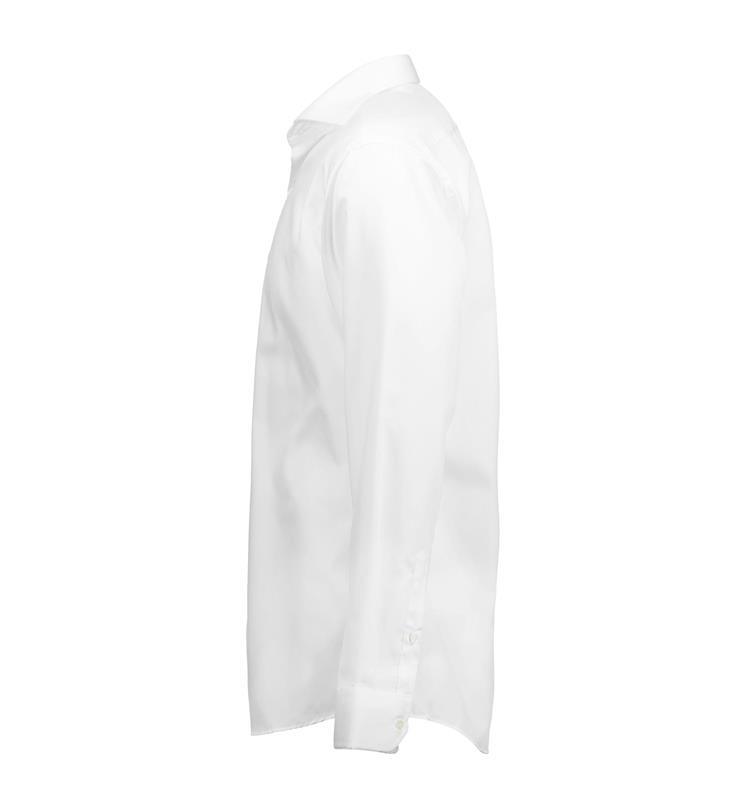 Męska koszula non iron SS Fine Twill modern SS8-White